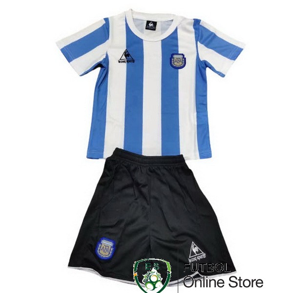 Camiseta Argentina Ninos 1986 Primera
