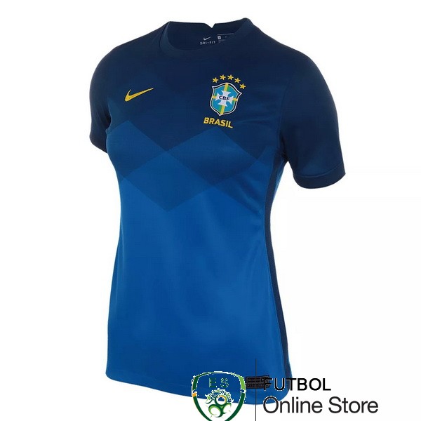 Camiseta Brasil Mujer 2021 Segunda
