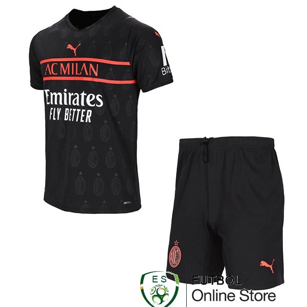 Camiseta Ac Milan Ninos 21/2022 Tercera