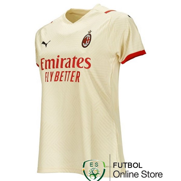 Camiseta AC Milan Mujer 21/2022 Segunda