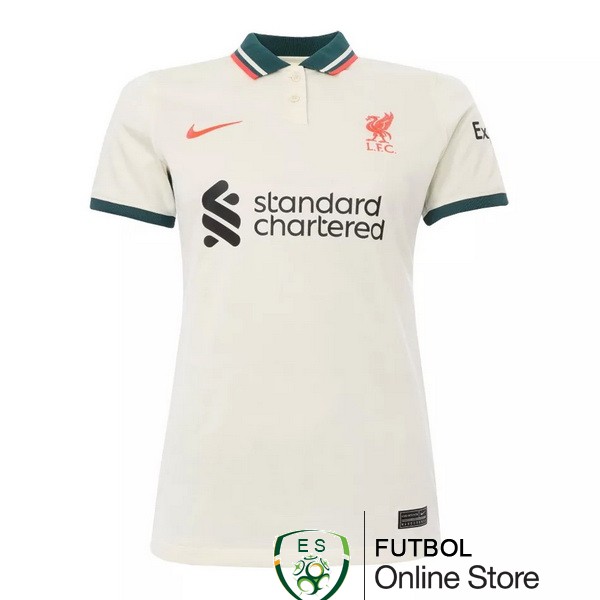 Camiseta Liverpool Mujer 21/2022 Segunda