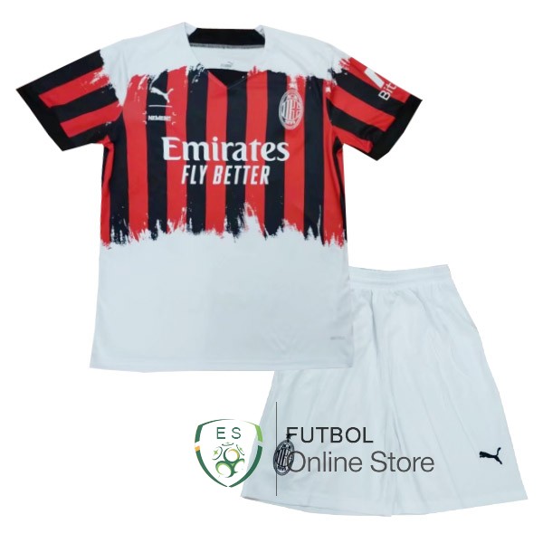 Camiseta Ac Milan Ninos 21/2022 Cuarta