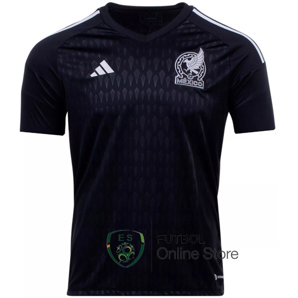 Tailandia Camiseta México Portero Copa del mundo 2022 Negro