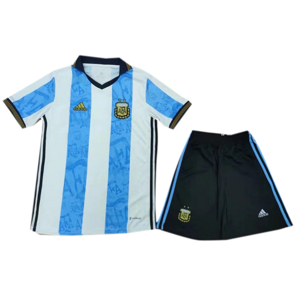 Camiseta Argentina Ninos 2022 Especial Azul Blanco