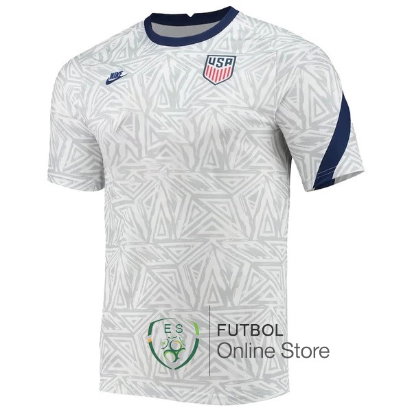 Tailandia Camiseta Estados Unidos Antes del Juego 2022 Blanco