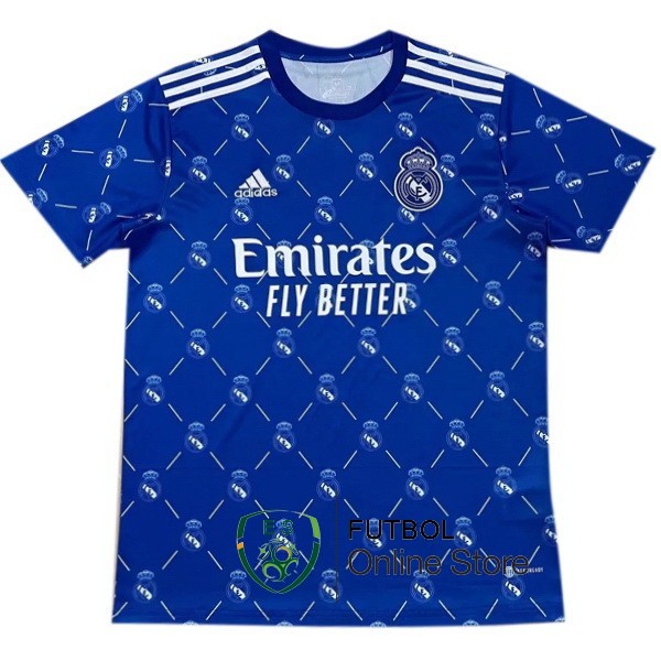 Tailandia Camiseta Real Madrid Especial 22/2023 Azul Blanco