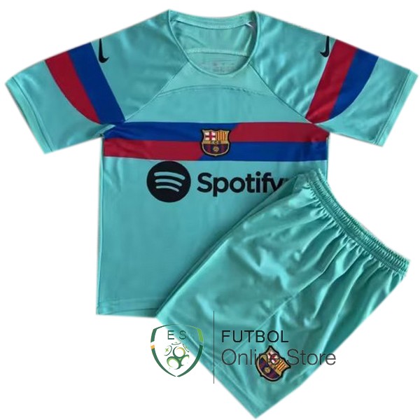 Camiseta Barcelona Conjunto Completo Hombre 23/2024 Concepto Azul Verde