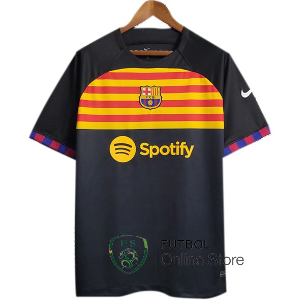 Tailandia Camiseta Barcelona 23/2024 Especial Negro II Amarillo