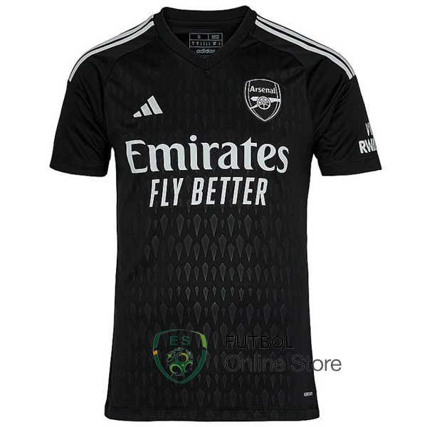Tailandia Camiseta Arsenal 23/2024 Portero Negro