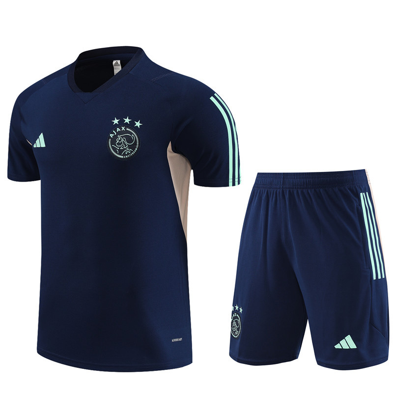 Camiseta Entrenamiento Ajax Ninos 23/2024 Azul Marino I Rosa