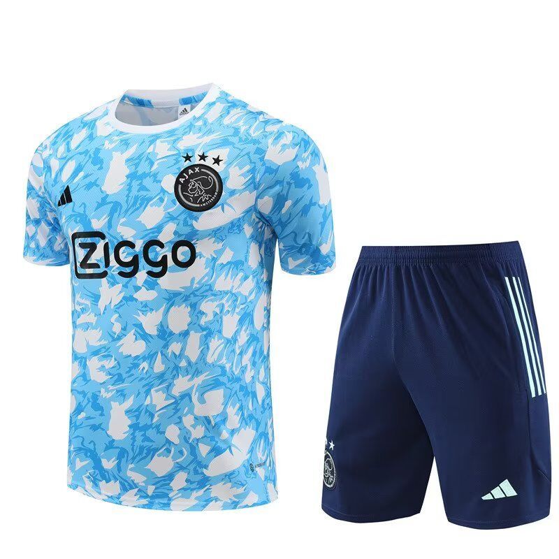 Camiseta Entrenamiento Ajax Ninos 23/2024 Azul