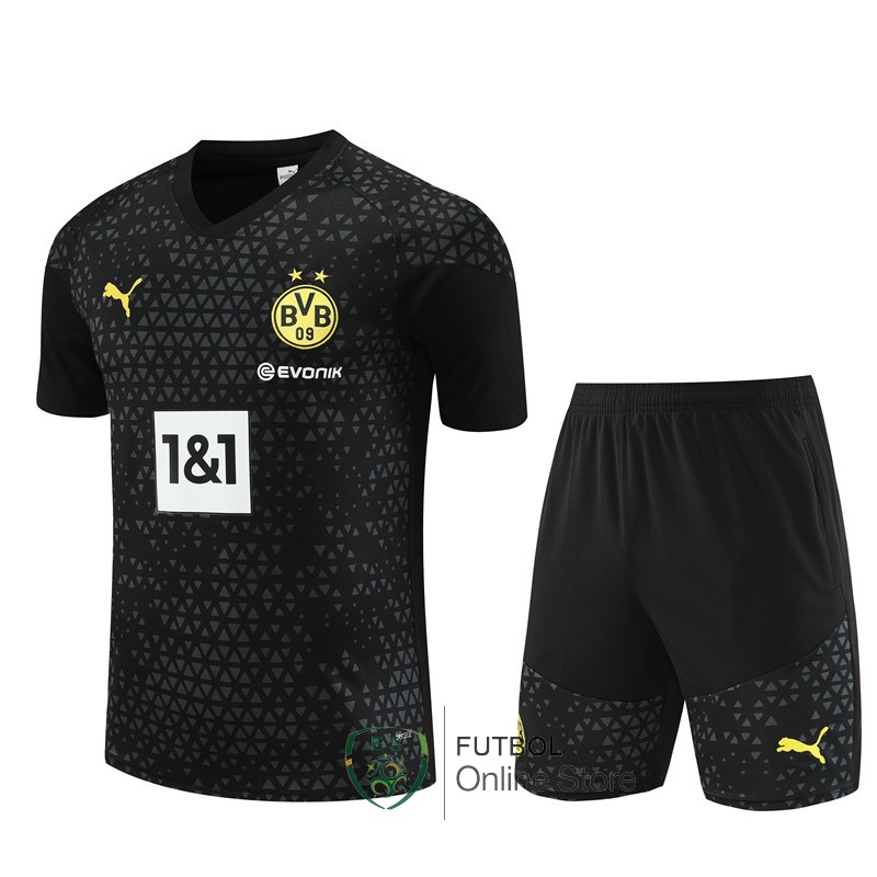 Entrenamiento Del Conjunto Completo Borussia Dortmund Ninos Negro 23/2024