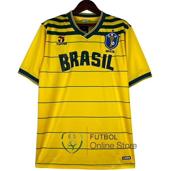 Retro Camiseta Brasil 1984 Segunda