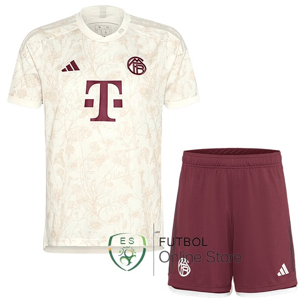 Camiseta Del Conjunto Completo Bayern Munich Ninos Tercera 23/2024