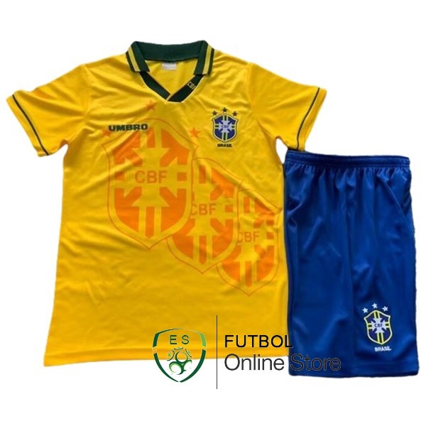 Camiseta Brasil Retro Nino Primera 1994