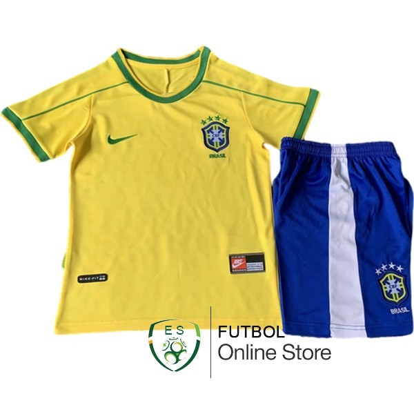 Camiseta Brasil Retro Nino Primera 1998