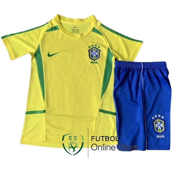 Camiseta Brasil Retro Nino Primera 2002