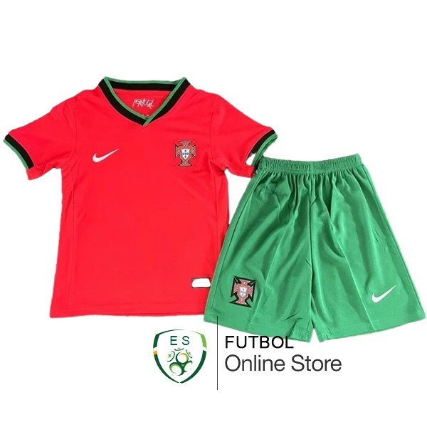 Camiseta Portugal Nino Primera 2024