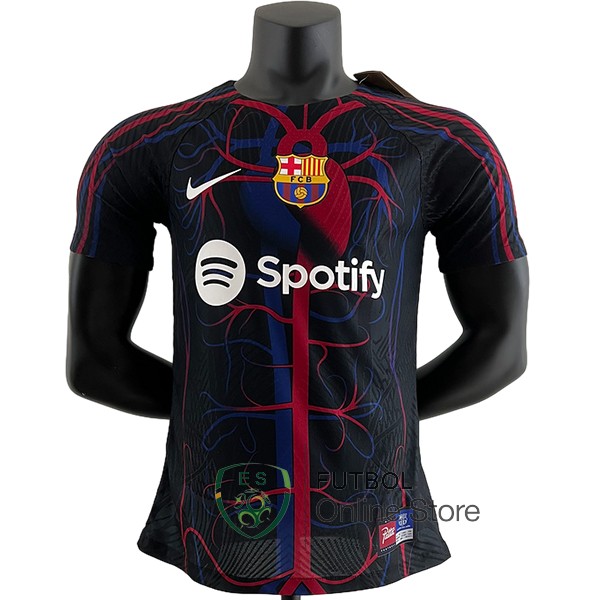 Tailandia Jugadores Camiseta Barcelona Especial 2023/2024 Negro Purpura