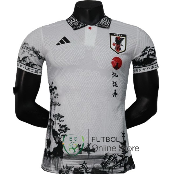 Tailandia Jugadores Camiseta Japon Especial 2024 Negro I Blanco