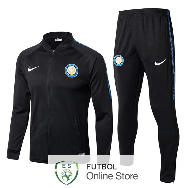 2017/18 Negro Chaqueta Ensemble Complet Inter de Milán 2017/18 Negro Chaqueta Ensemble Complet Inter de Milán
