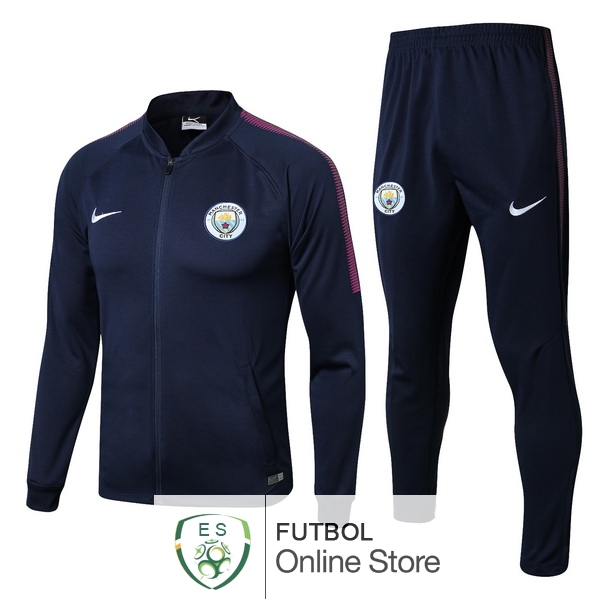2017/18 Azul Rosa Chaqueta Ensemble Complet Manchester City 2017/18 Azul Rosa Chaqueta Ensemble Complet Manchester City