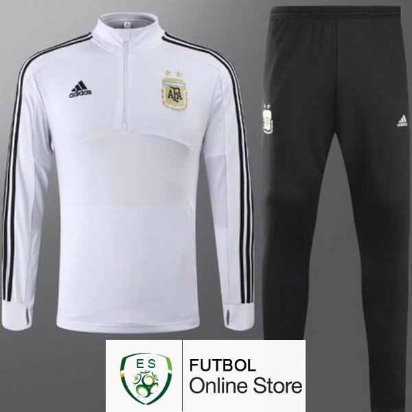 Camiseta Argentina Chandal Ninos 2018 Blanco