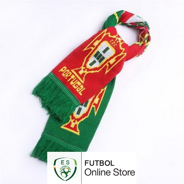 Bufanda Futbol Portugal Tejidas Verde Rojo Bufanda Futbol Portugal Tejidas Verde Rojo