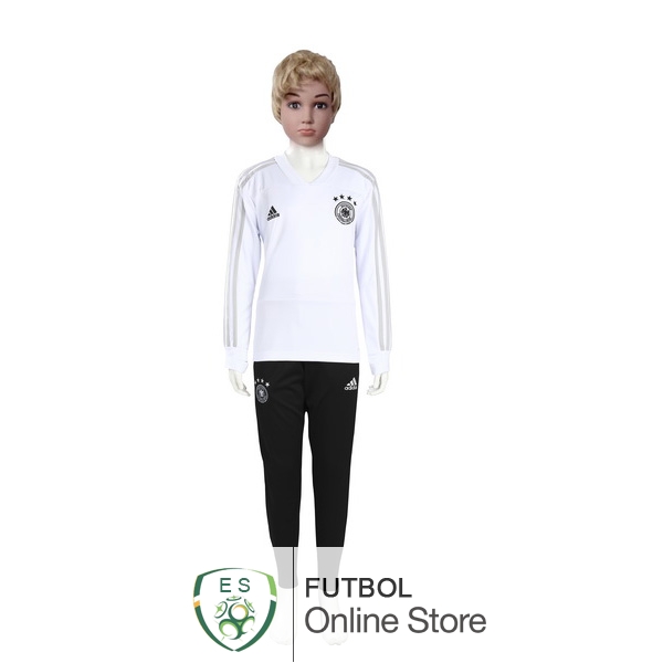 Camiseta Alemania Chandal Ninos 2018 Blanco