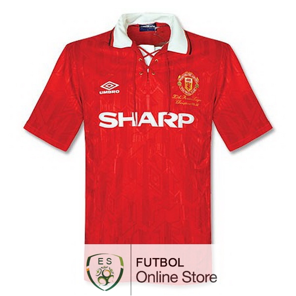 Camiseta Manchester United Primera Retro 1992-93