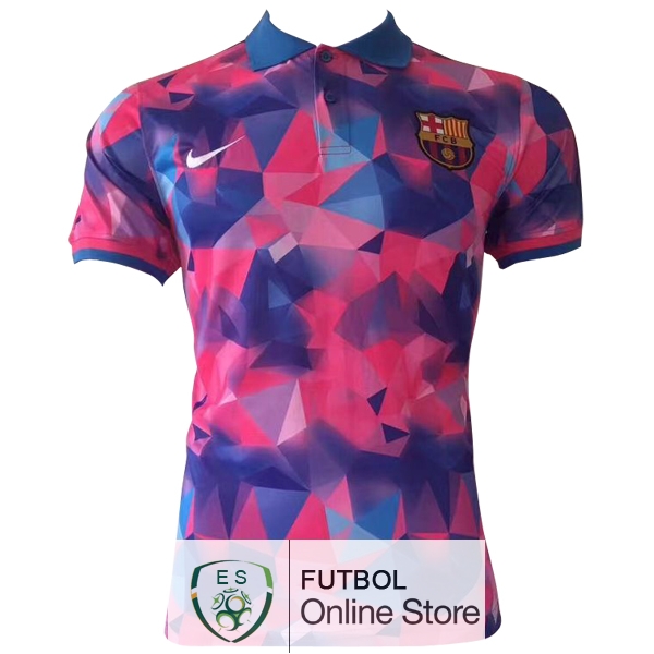 Polo Barcelona Rosa Azul 2017/2018 Polo Barcelona Rosa Azul 2017/2018