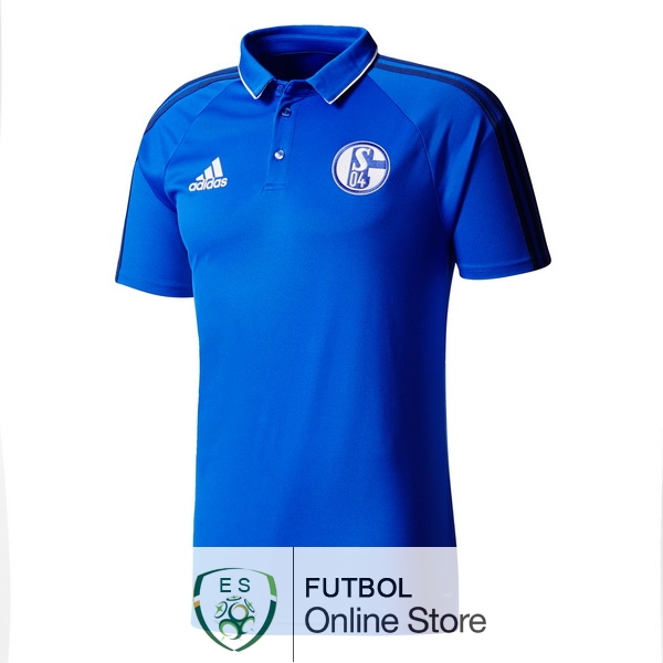 Polo Schalke 04 Azul 2017/2018 Polo Schalke 04 Azul 2017/2018
