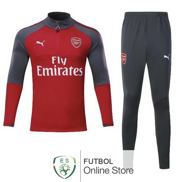 2017/18 Rojo Marino Gris Chaqueta Ensemble Complet Arsenal 2017/18 Rojo Marino Gris Chaqueta Ensemble Complet Arsenal