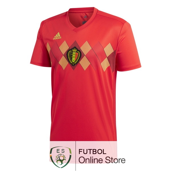 Tailandia Camiseta Belgica 2018 Primera