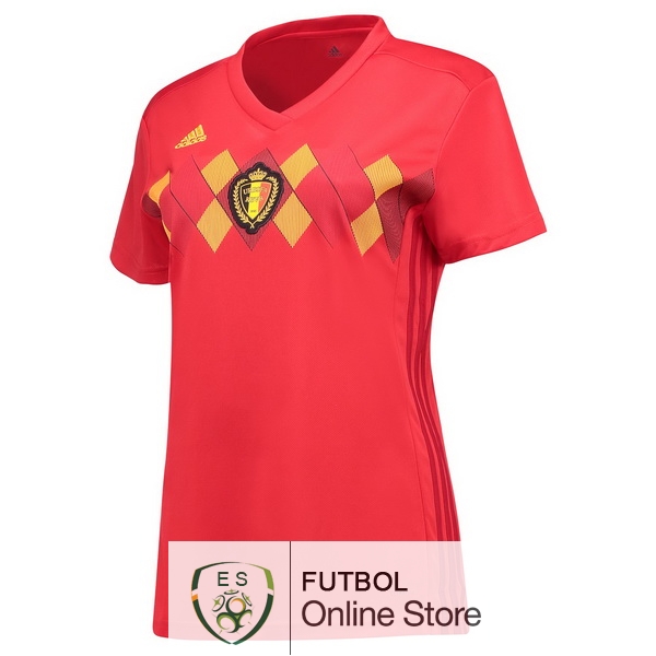 Camiseta Belgica Mujer 2018 Primera