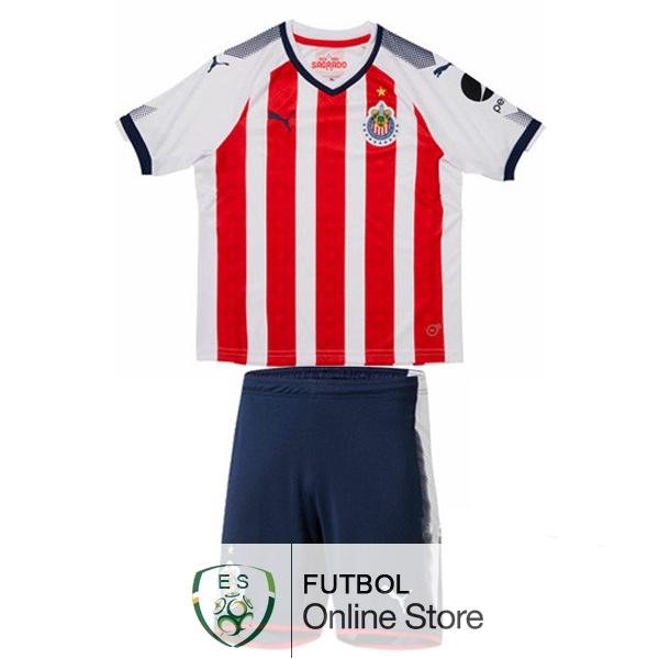 Camiseta Guadalajara Ninos 2018 Primera