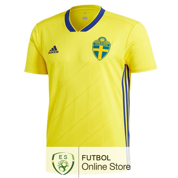 Tailandia Camiseta Suecia 2018 Primera