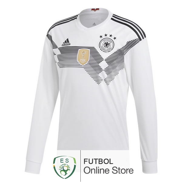 Camiseta Alemania 2018 Manga Larga Primera