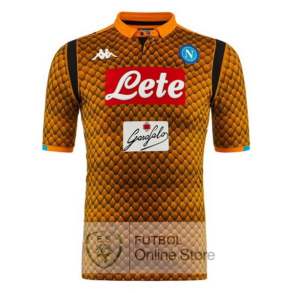 Camiseta Napoli 18/2019 Portero Naranja