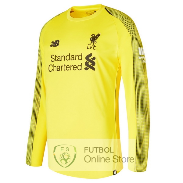 Camiseta Liverpool 18/2019 Manga Larga Portero Primera