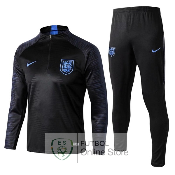 Camiseta Inglaterra Chandal Ninos 2018 Negro Azul