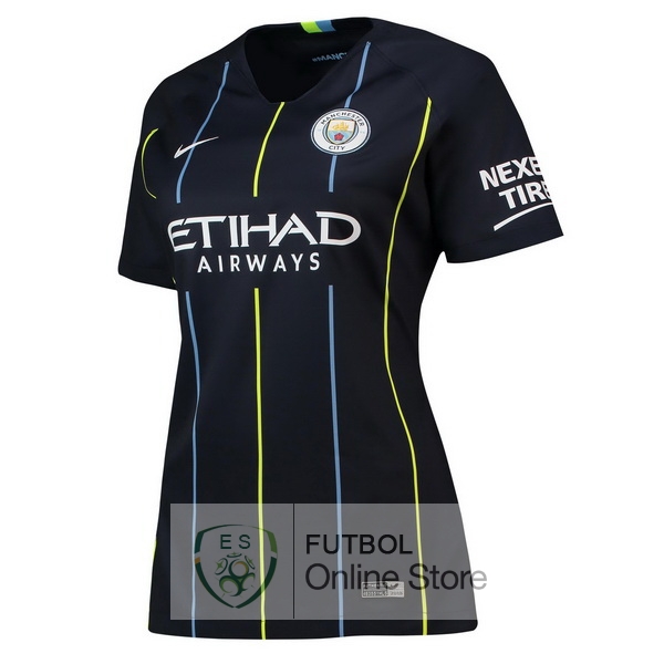 Camiseta Manchester city Mujer 18/2019 Segunda