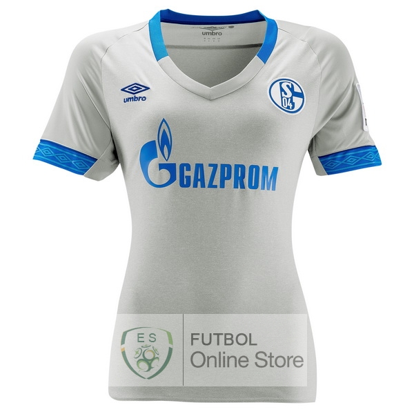 Camiseta Schalke 04 Mujer 18/2019 Segunda