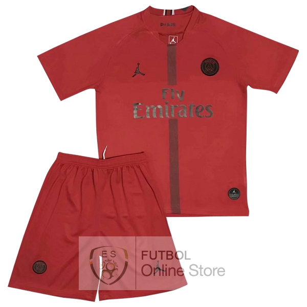 Camiseta Paris SG Ninos 18/2019 Portero Rojo