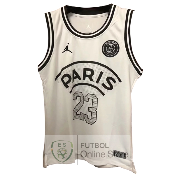 NO.23 Camiseta Sin Mangas Paris Saint Germain 18/2019 Blanco