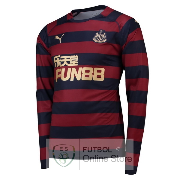Camiseta Newcastle United 18/2019 Manga Larga Segunda