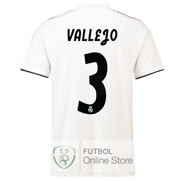 Camiseta Vallejo Real Madrid 18/2019 Primera
