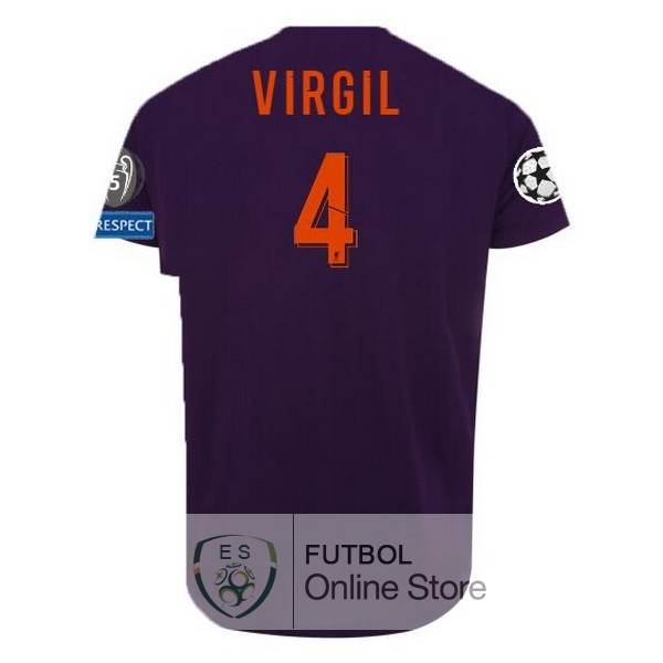Camiseta Virgil Liverpool 18/2019 Segunda