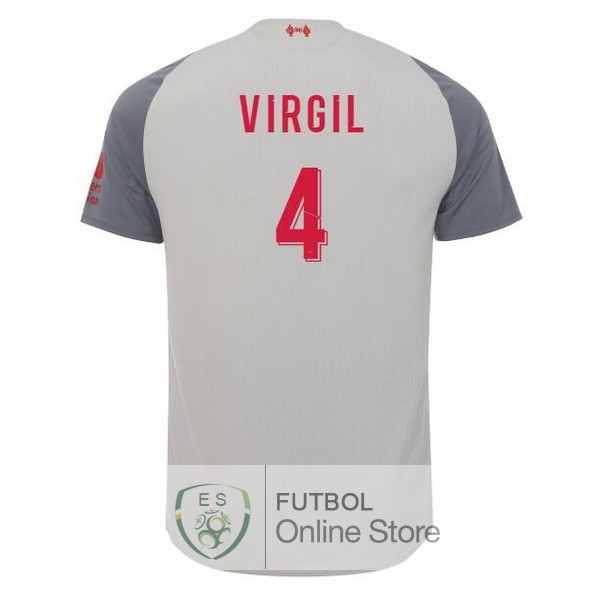 Camiseta Virgil Liverpool 18/2019 Tercera