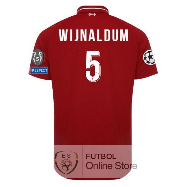Camiseta Wijnaldum Liverpool 18/2019 Primera